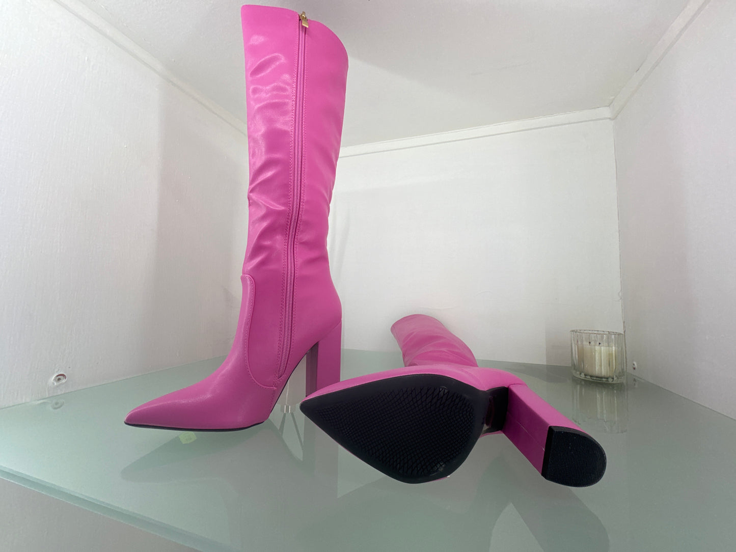 Stivale fucsia cod 056