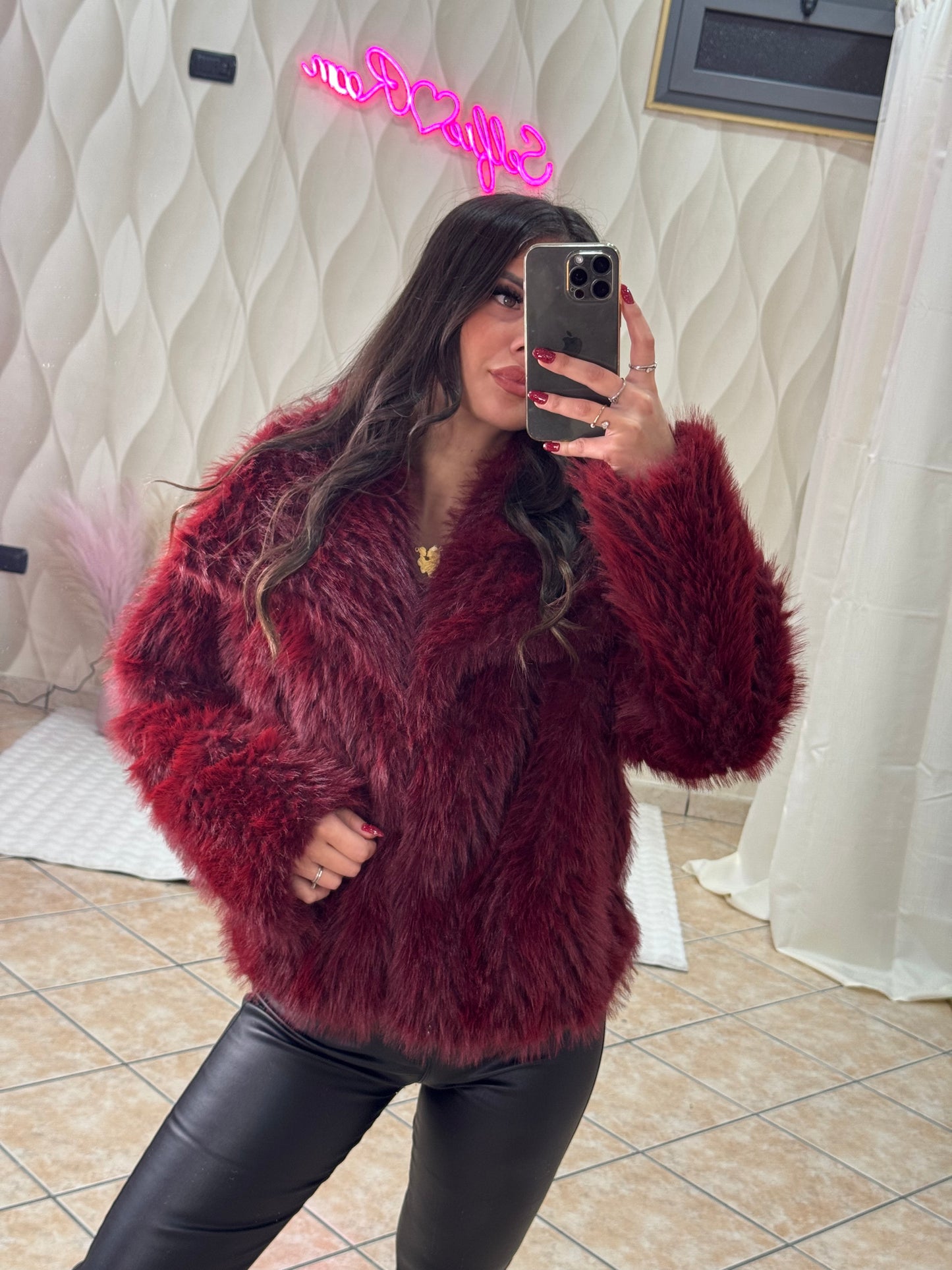 Pelliccia bordeaux