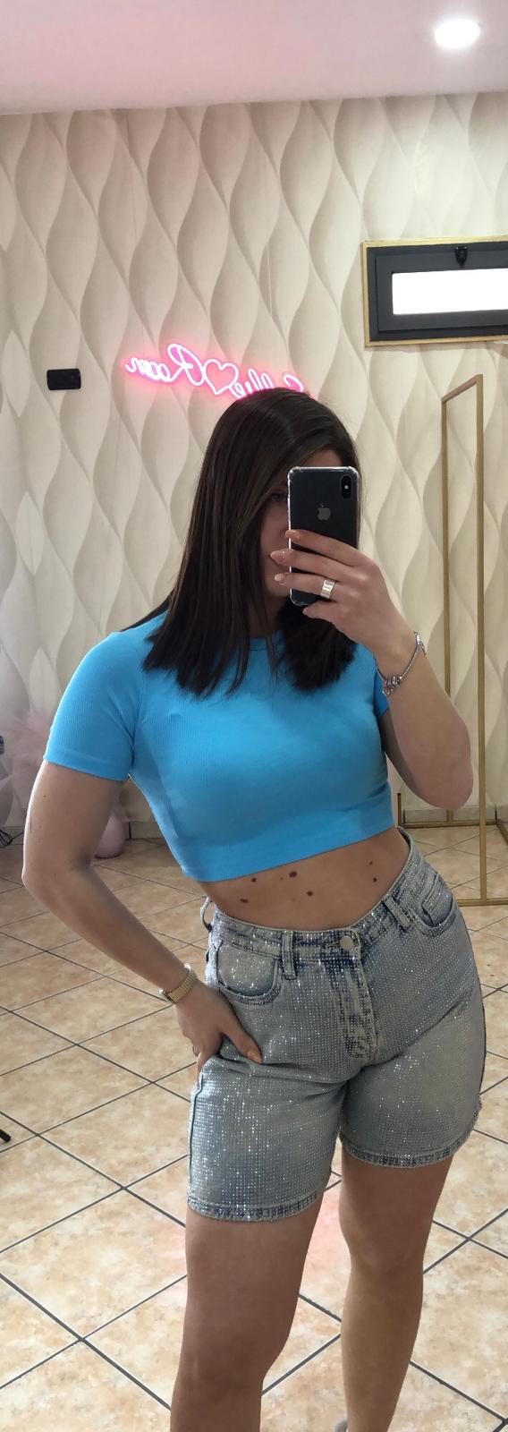 MAGLIA A COSTINE CROP cod 5083