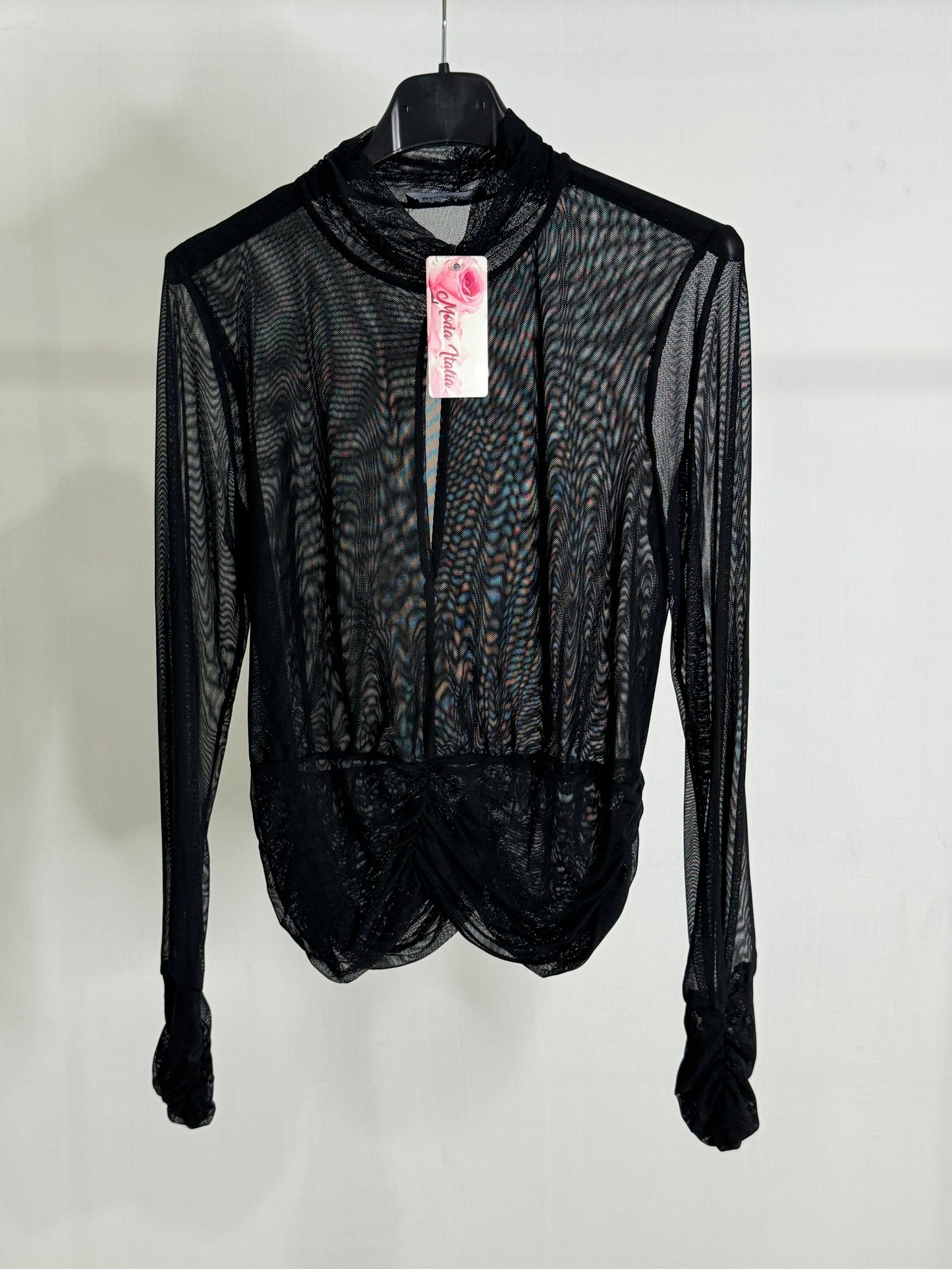 Maglia velata trasparente