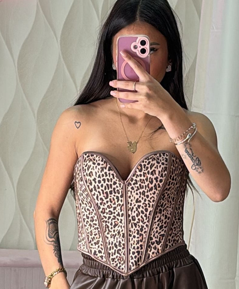Corpetto Leopard