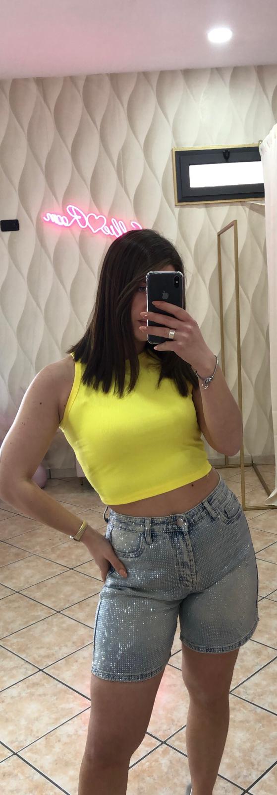 MAGLIA CROP A GIRO cod 5118