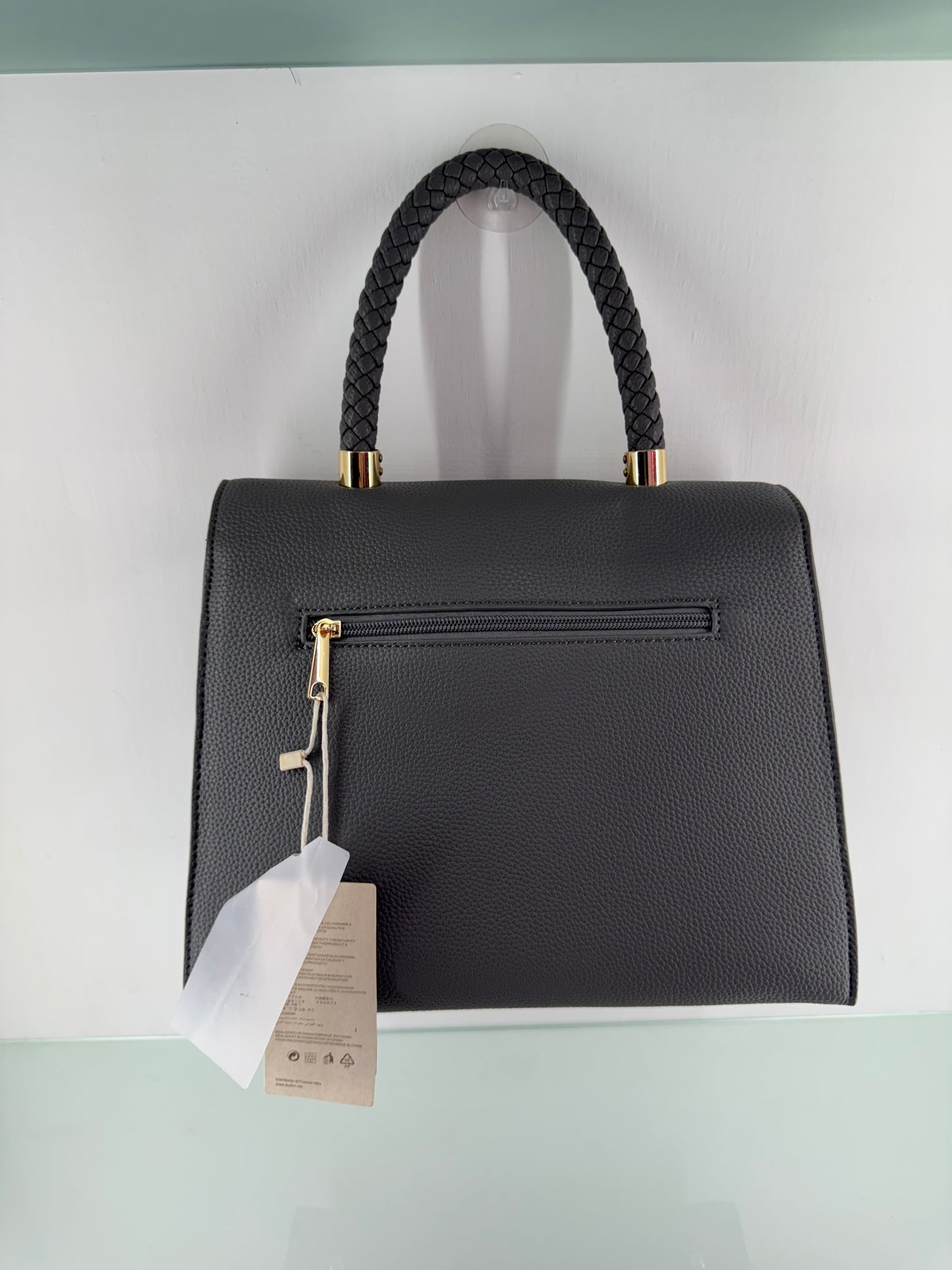 Borsa mod Hermès manico intrecciato