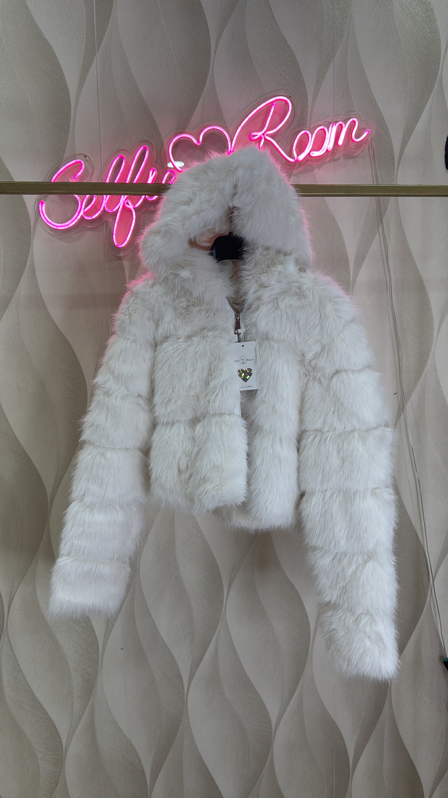 Pelliccia bianca cod D 5008