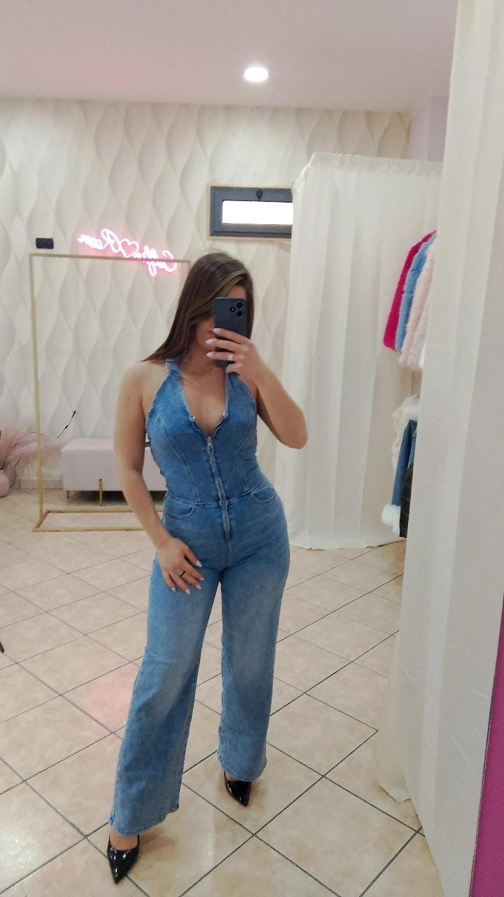 tuta di jeans -cod 31836