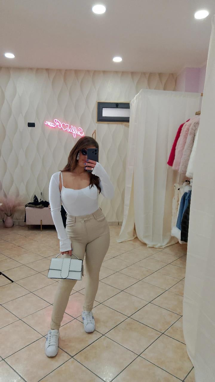 PANTALONE SKINNY IN PELLE cod myx 13596