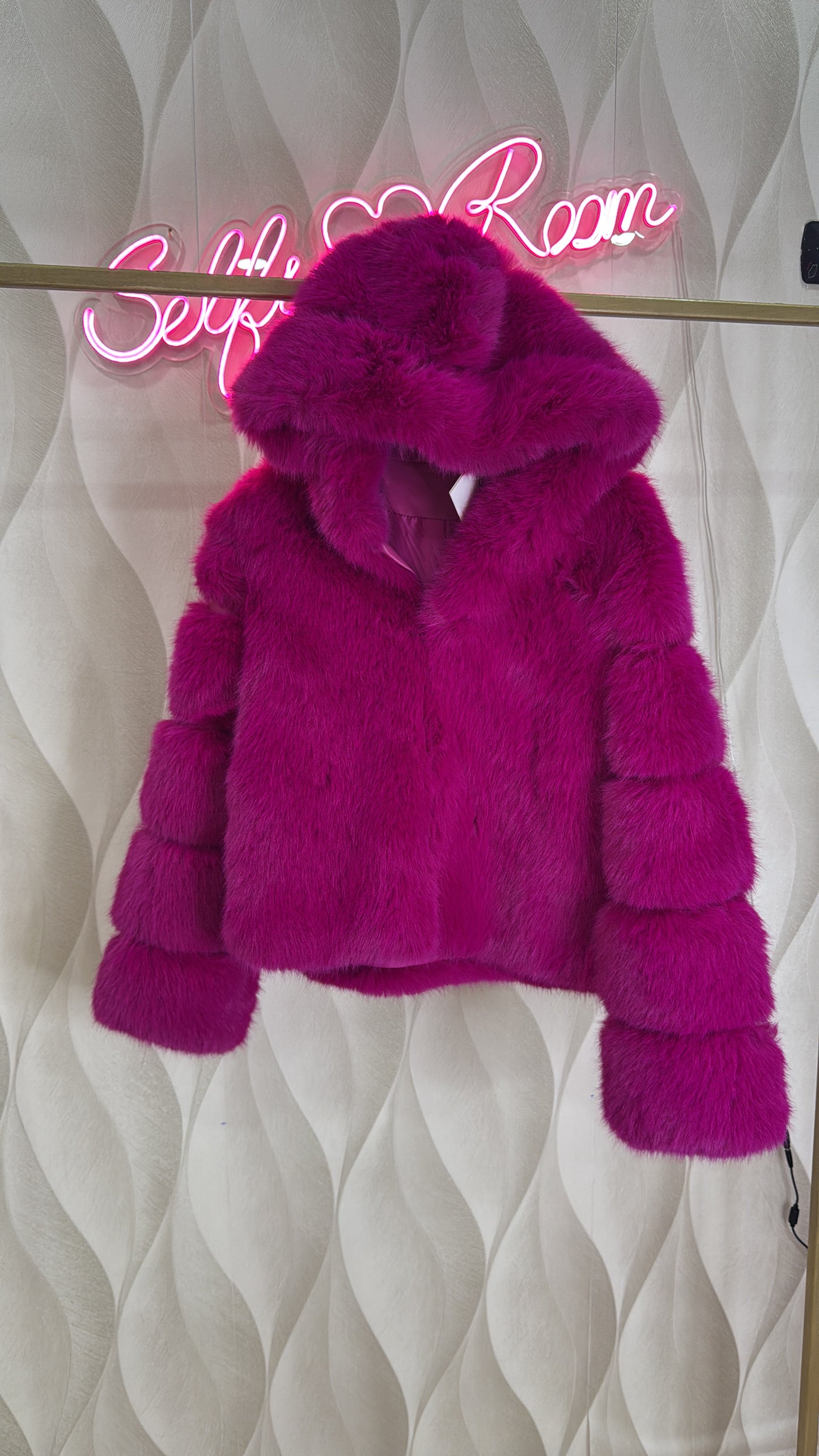 Pelliccia fucsia cod wj 24503