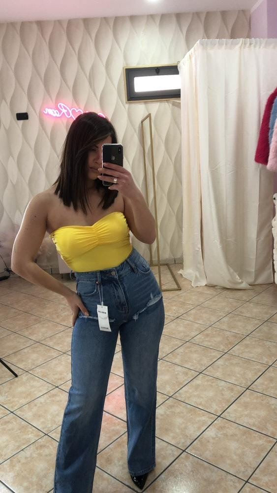 JEANS WIDE A PALAZZO cod MG- 523