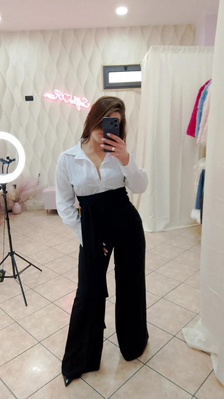 pantalone con fascione -cod M16067