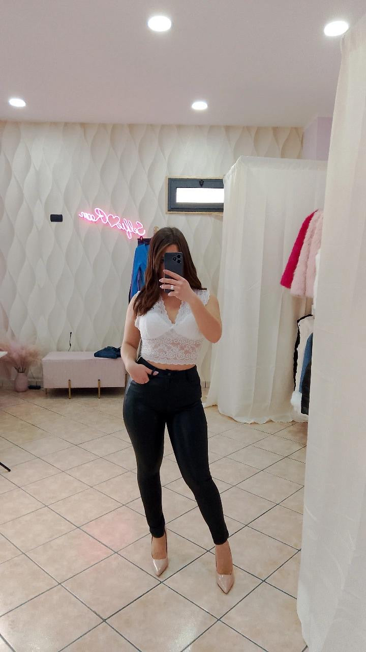 PANTALONE SKINNY IN PELLE cod myx 13596
