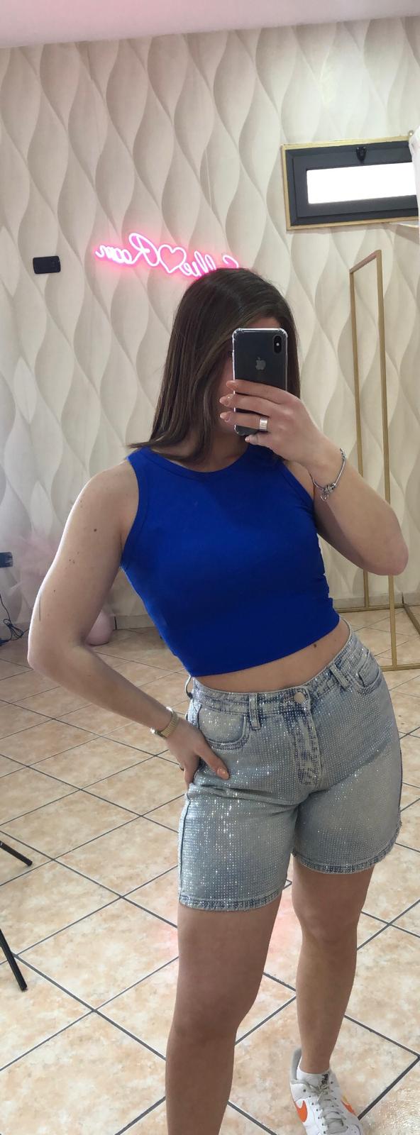MAGLIA CROP A GIRO cod 5118