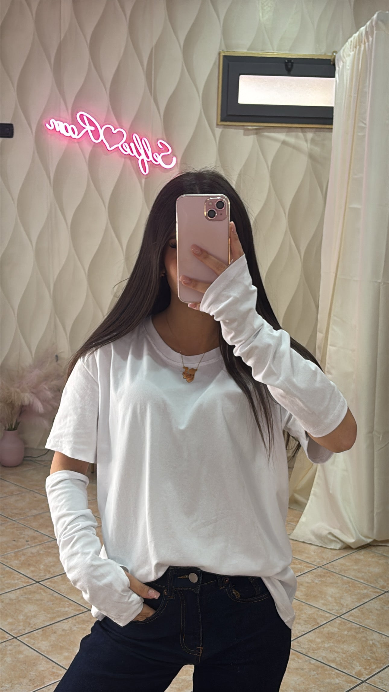 Maglia over con manicotti