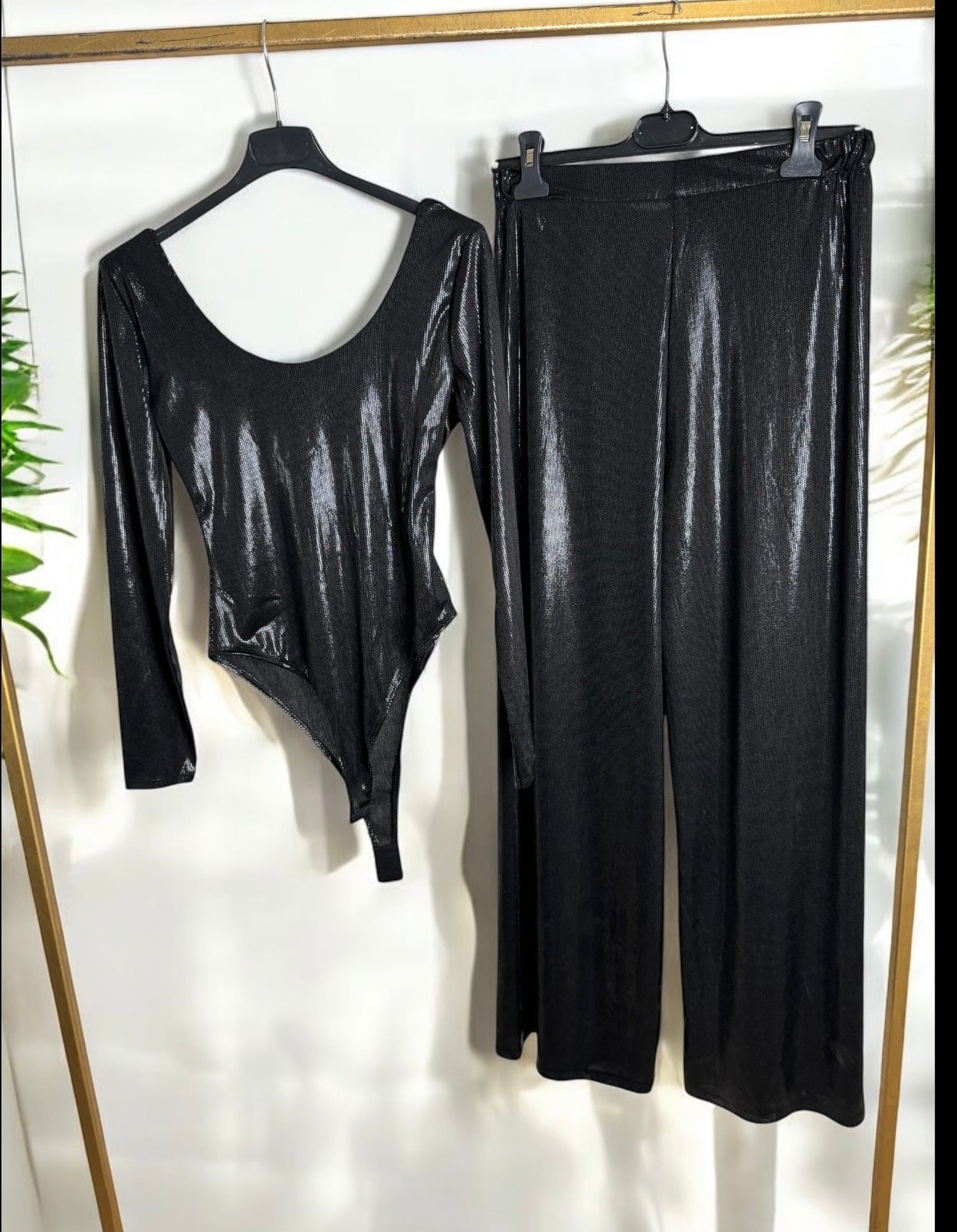 Pantalone shine nero