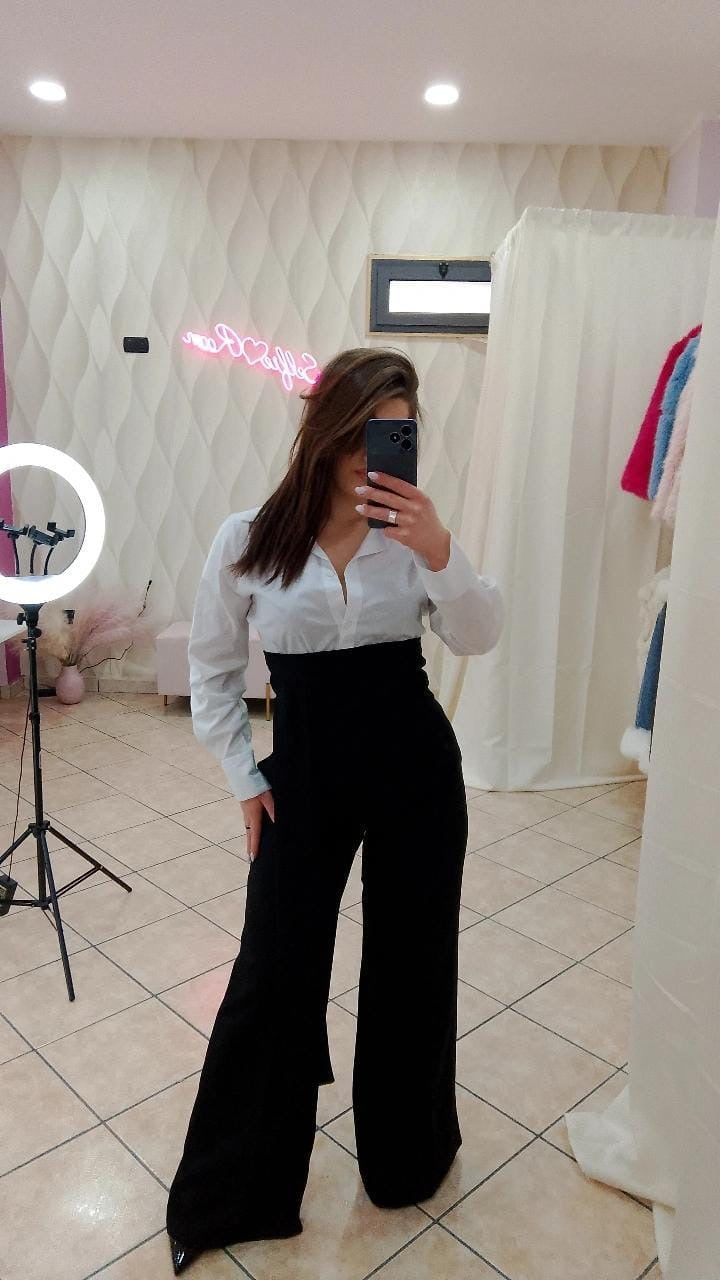pantalone con fascione -cod M16067