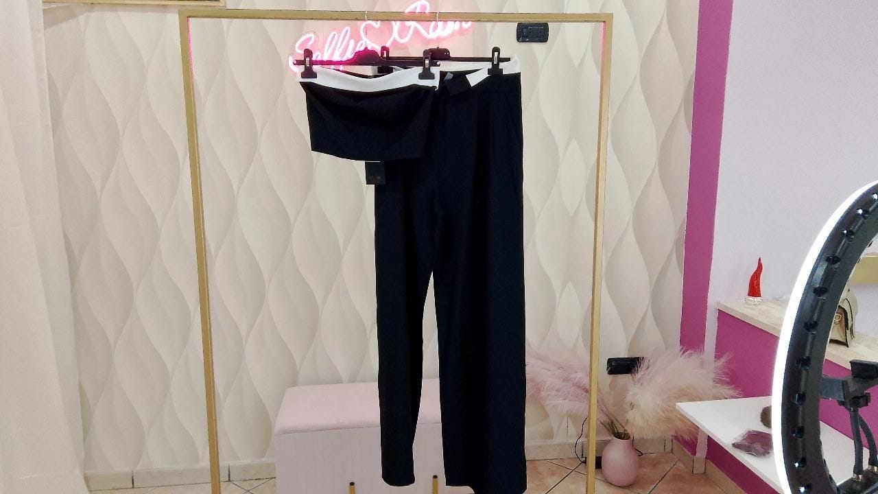 cordinato top & pantalone - cod 17103