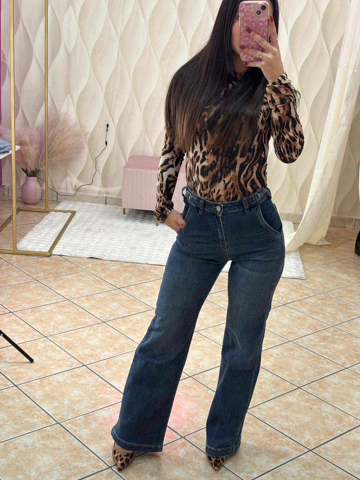 Jeans Diana a palazzo cod 2450-2