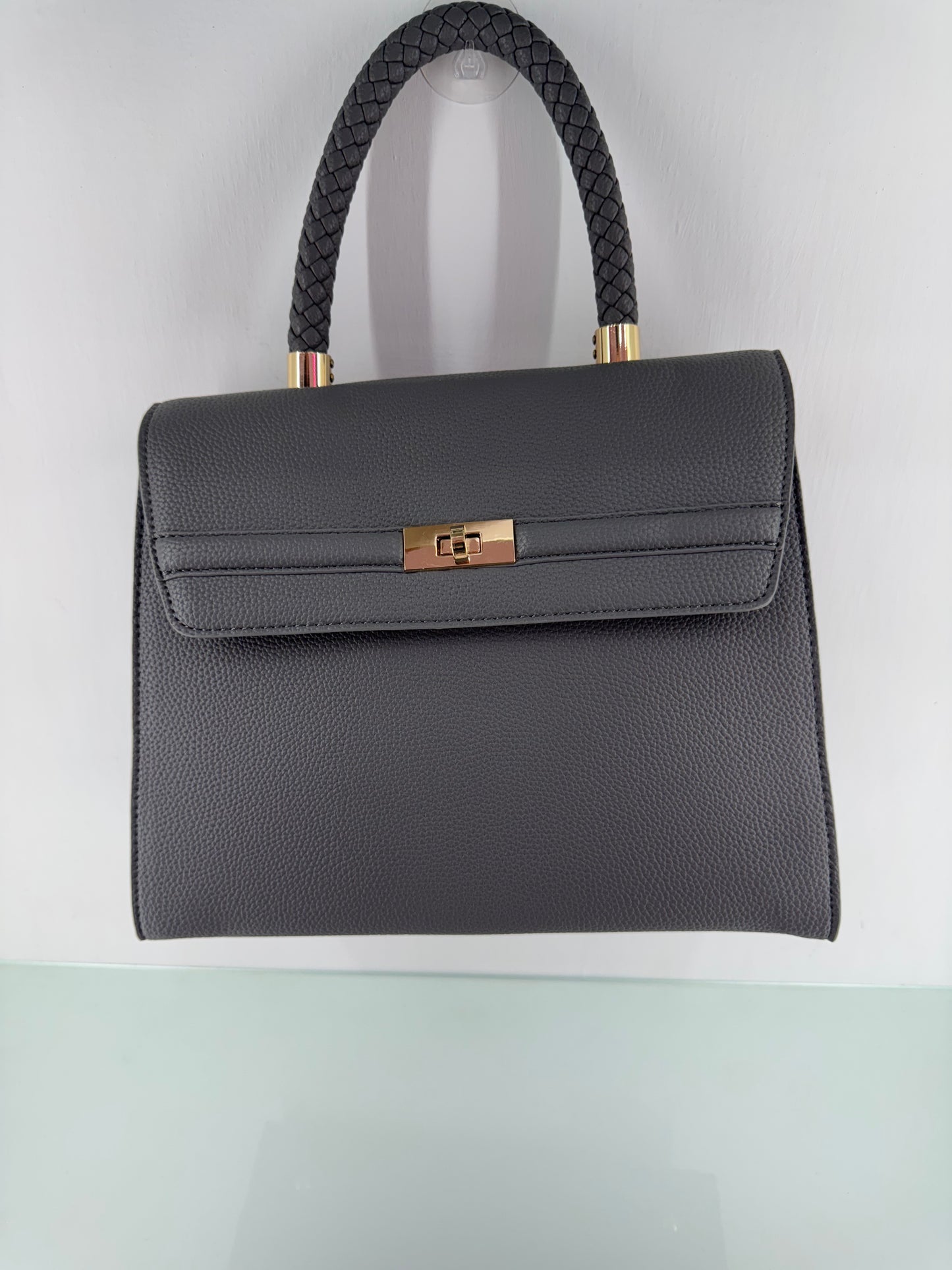Borsa mod Hermès manico intrecciato