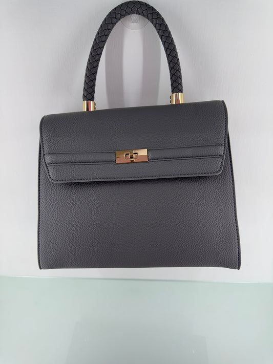 Borsa mod Hermès manico intrecciato