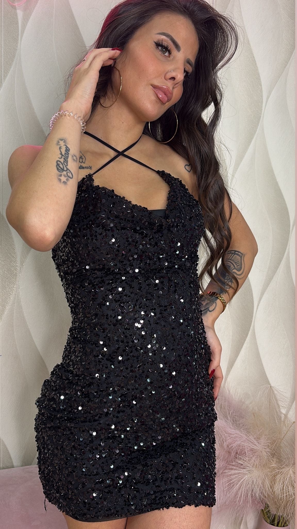 Mini dress paillettes