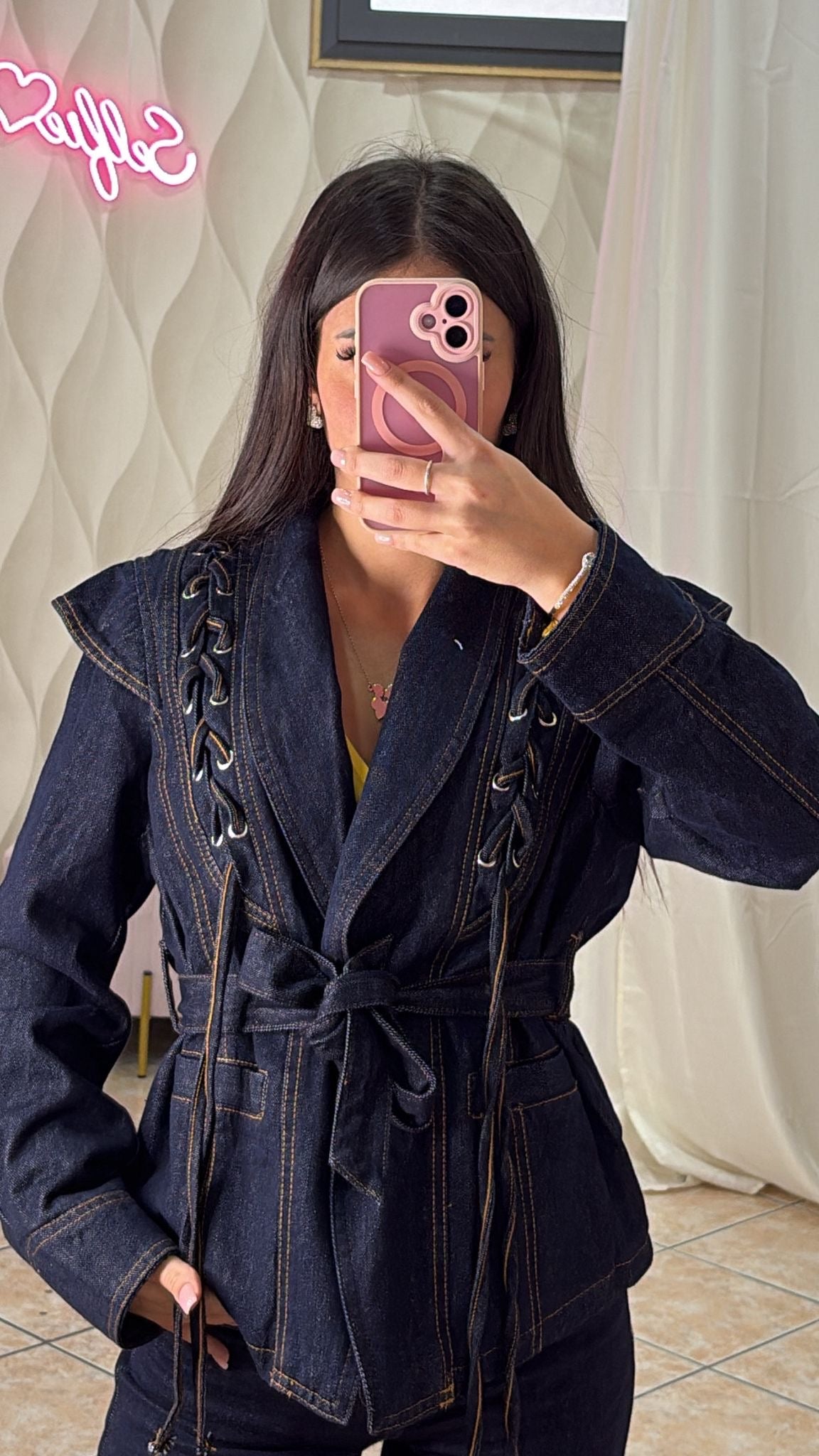 Giacca in denim Saturno