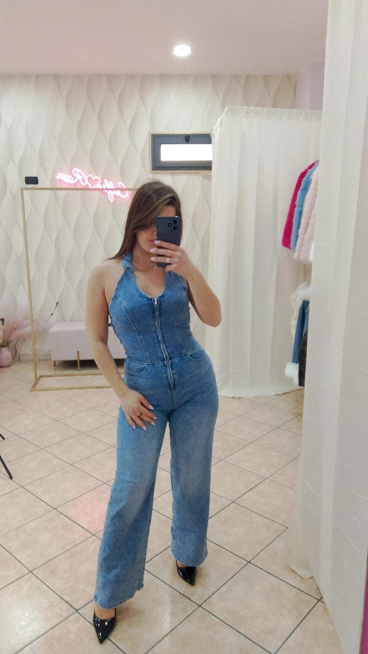 tuta di jeans -cod 31836