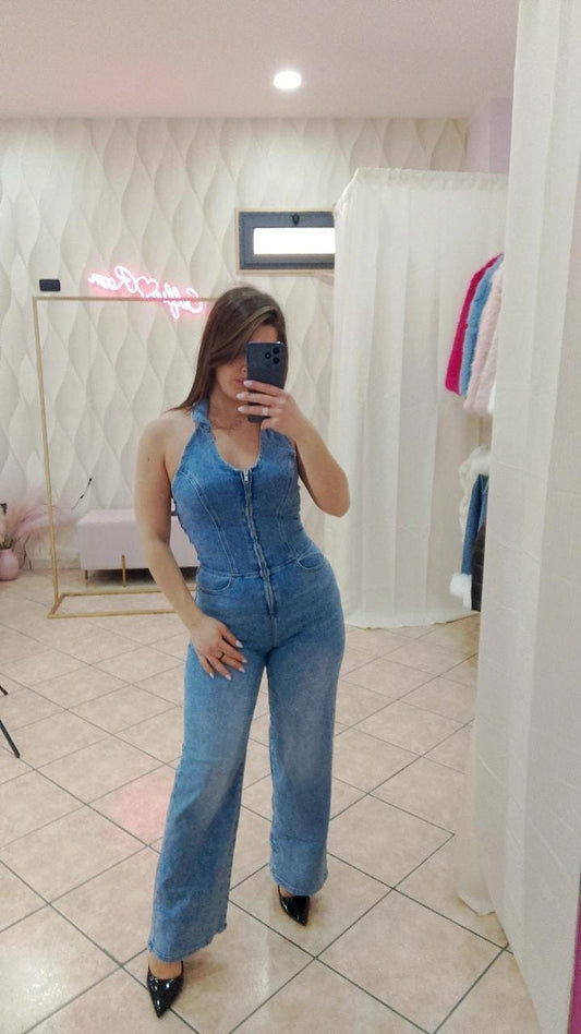 tuta di jeans -cod 31836