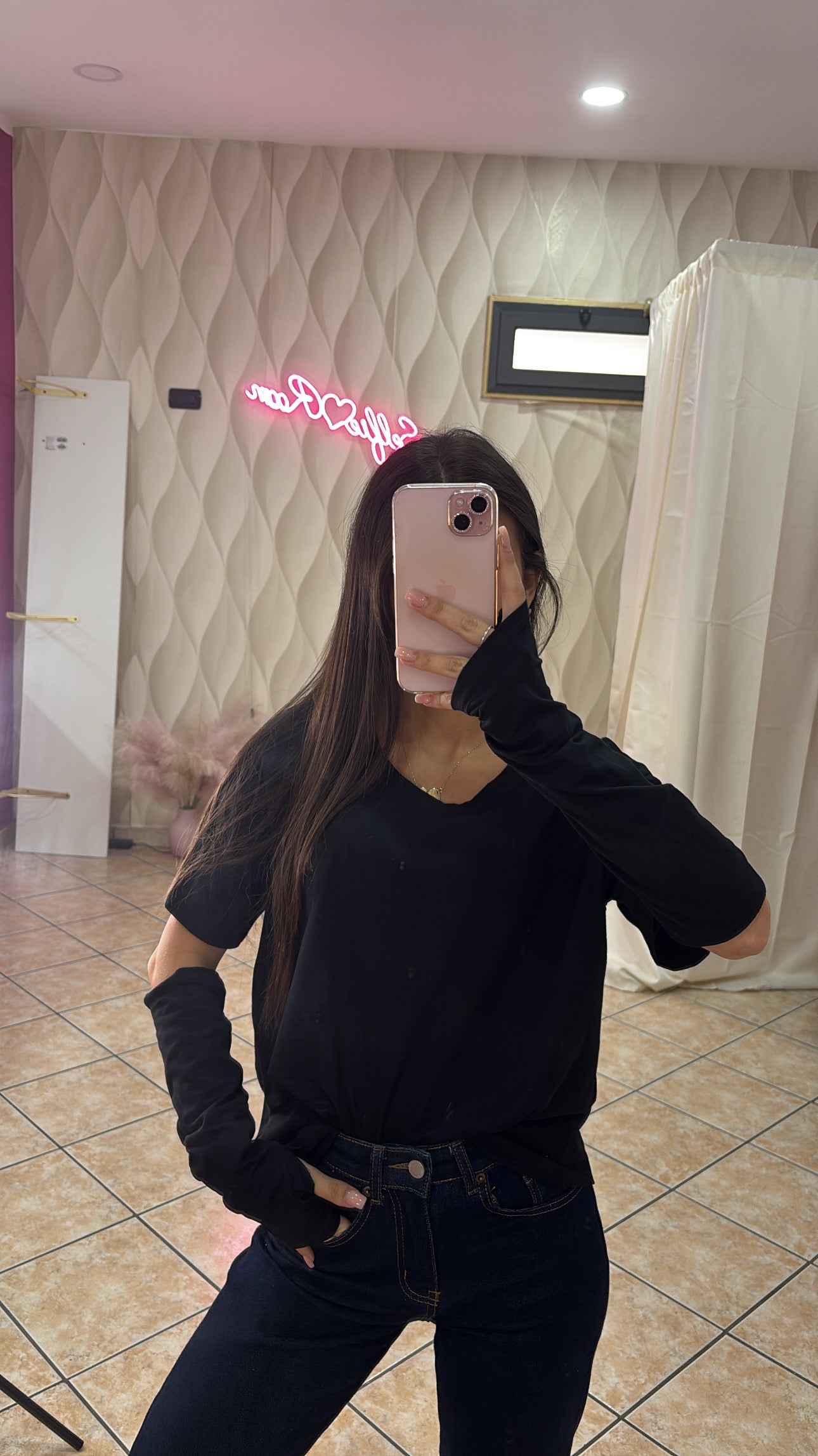 Maglia over con manicotti