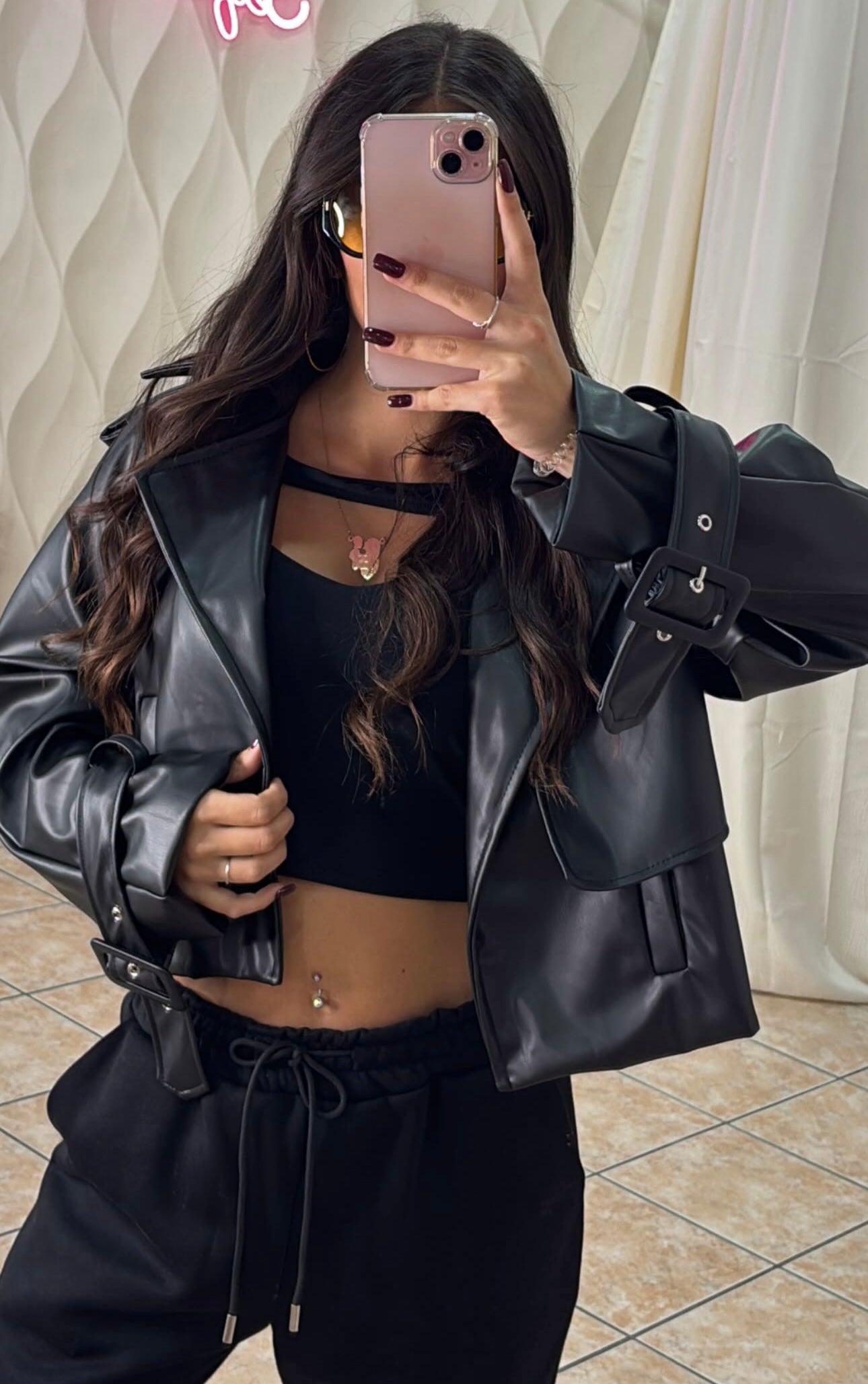 Giubbotto in ecopelle Conny