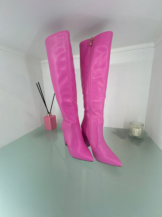 Stivale fucsia cod 056