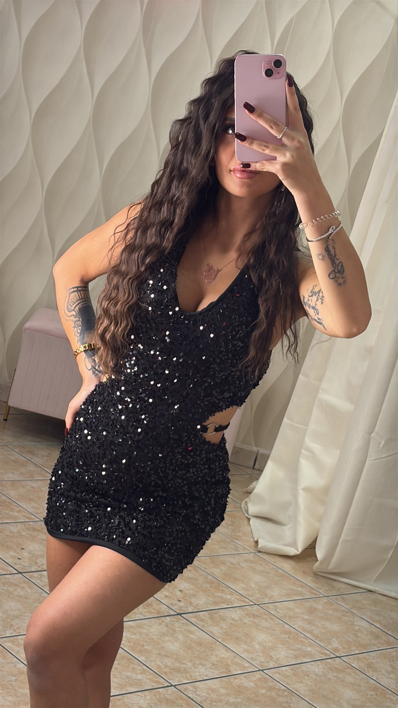 Mini dress paillettes