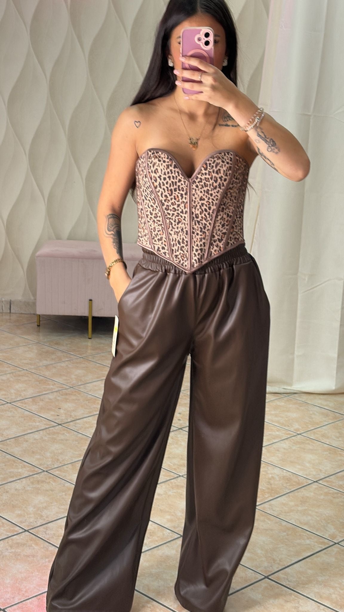 Corpetto Leopard