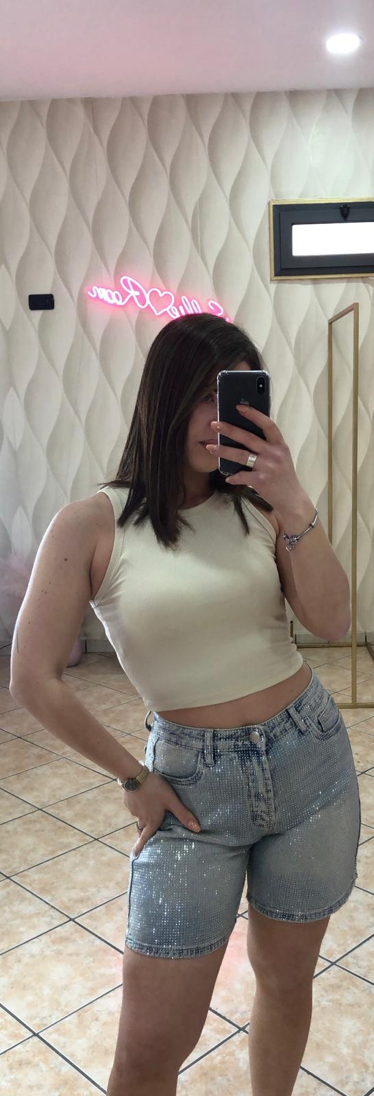 MAGLIA CROP A GIRO  cod 5118