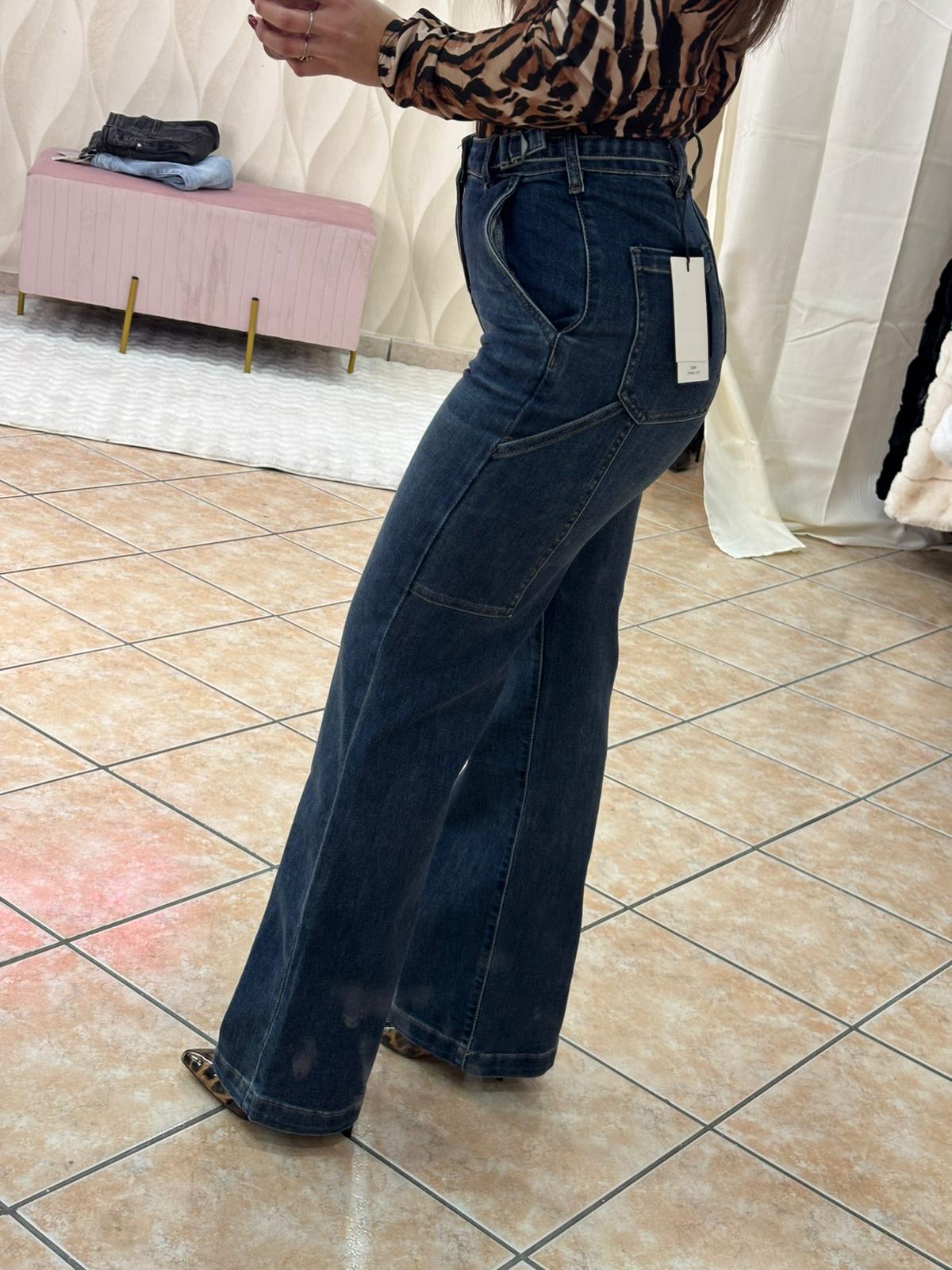 Jeans Diana  a palazzo cod 2450-2